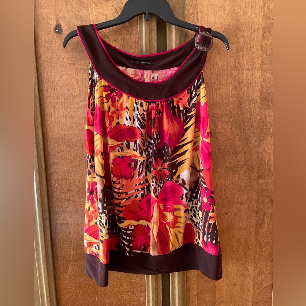 Maurice summer top multi colored